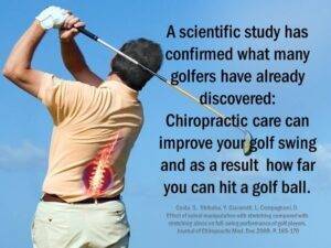 chiropractic and golf swing