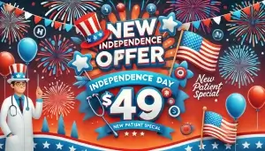 mount pleasant chiropractic 4th of july offer